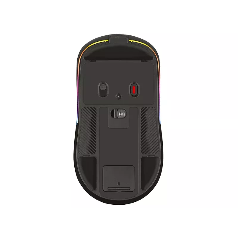 Tracer GameZone Thor RGB draadloze gamingmuis, 2,4 GHz + Bluetooth, 10000 DPI, zwart