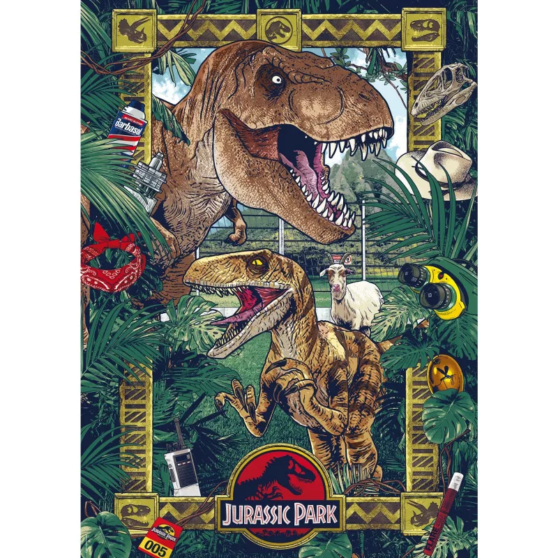 Puzzel Schmidt Spiele Jurassic Park – Het tijdperk van de dinosauriërs, 1000 stukjes, 58579