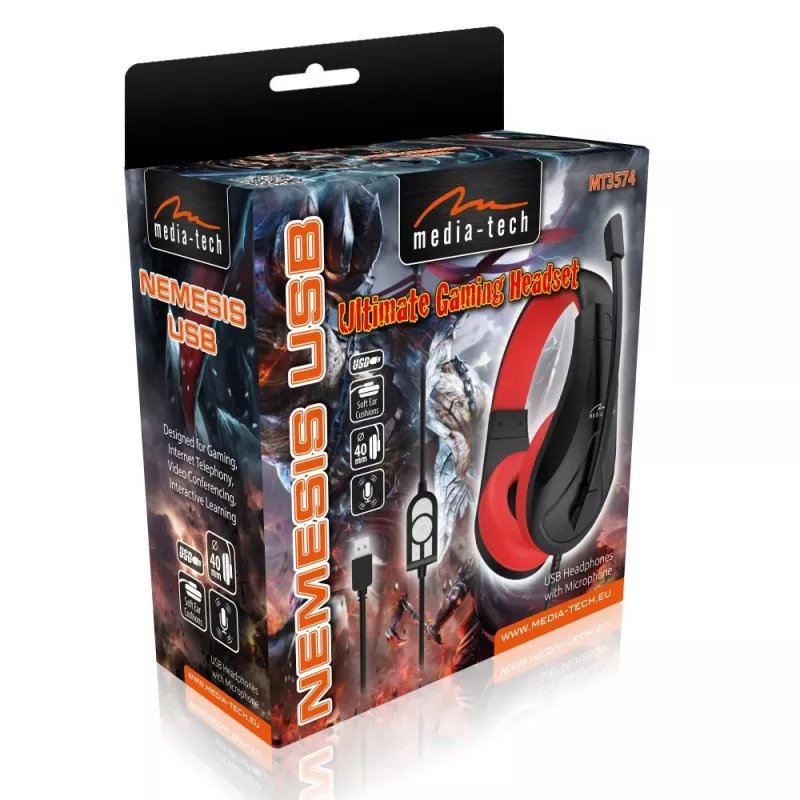 Media‑Tech NEMESIS MT3574 hoofdtelefoon