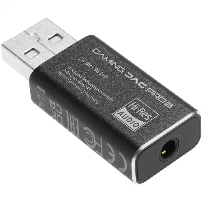 Sharkoon Gaming DAC Pro S V3 externe geluidskaart, zwart