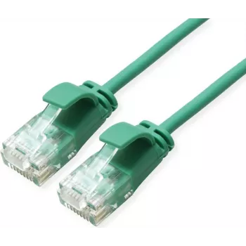 ROLINE GREEN UTP-patchkabel Cat.6A (klasse EA), LSOH, slank, groen, 0,15 m (21.44.3930)