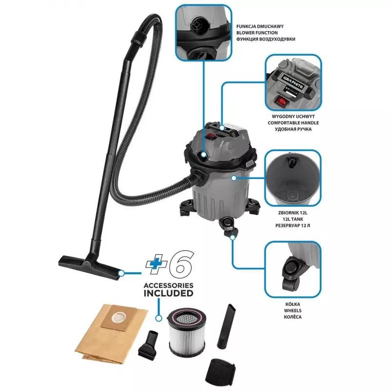 Stofzuiger Graphite 58GE133