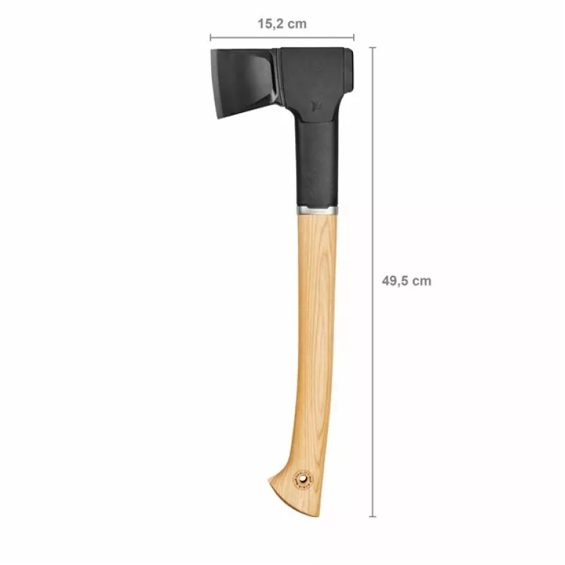 Fiskars Norden N12 splijtbijl, hickory steel