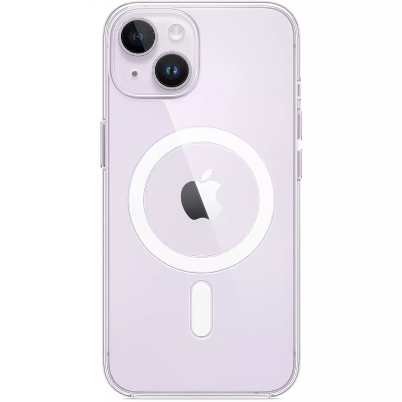 Hoesje Apple iPhone 14 Clear Case met MagSafe