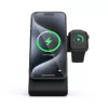 Indoor-oplader Crong CRG-MSPS-BLK smartwatch zwart Lightning USB draadloos
