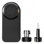 Rugzakhouder Puluz PU1055B voor sportcamera's — compatibel met Osmo Action 5, Pro Insta360, Ace Pro 2 — zwart