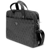 Laptoptas GUESS GUCB15P4TK 16 inch zwart Saffiano met 4G Triangle Logo