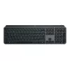 Logitech MX Keys S 920-011589 draadloos toetsenbord op volledige grootte, Bluetooth LE / Logi Bolt, verlicht, oplaadbaar via USB-C, QWERTY US International, met polssteun, grafiet
