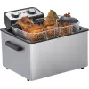 Friteuse Steba DF 300 Double 5 L 3000 W zwart roestvrij staal