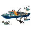 Constructiespeelgoed LEGO City Arctische expeditie schip 60368 — 815 onderdelen, 7+ jaar, bevat 4 minifiguren