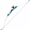 Take Down recurveboog POE LANG RE-023U-30 — 30 lb, 1570 mm, 22–29 inch pees, blauw
