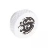 Computerkoelingaccessoire BitsPower BP-DWWP-C06 — messing constructie, wit oppervlak