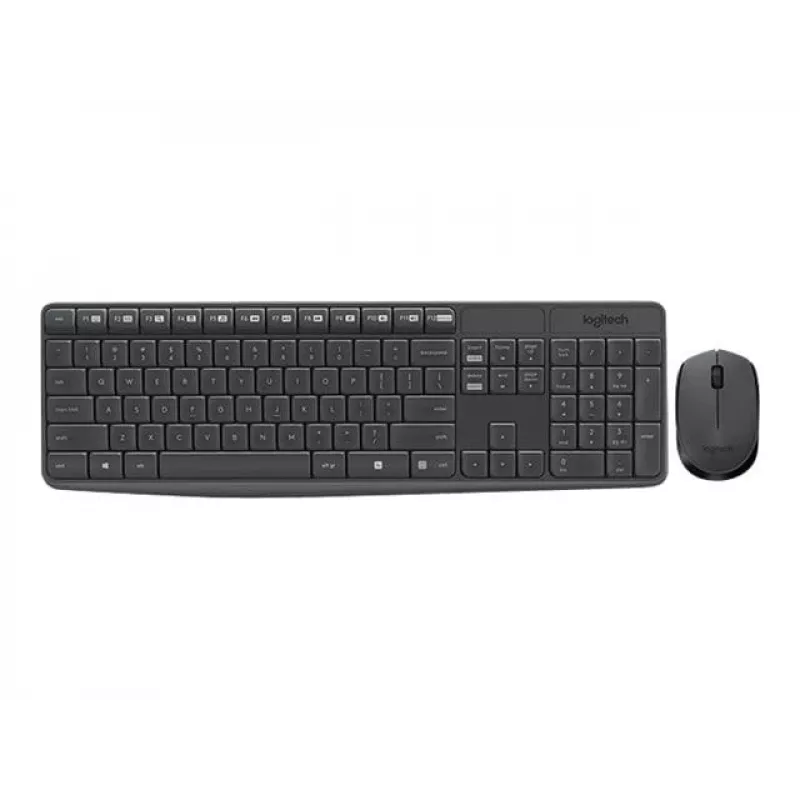 Draadloze toetsenbord-muisset Logitech MK235