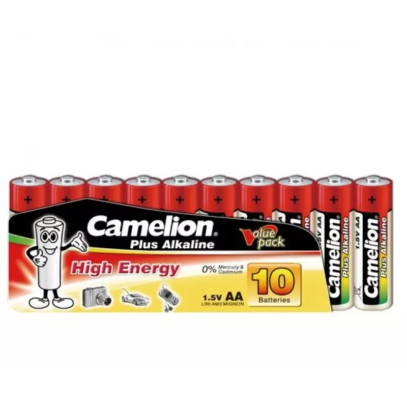 Wegwerpbatterij AA Camelion LR6-BP10