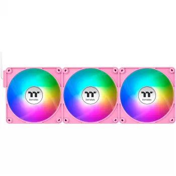 Thermaltake CT120 EX ARGB 120mm roze 3-pack behuizingsventilator