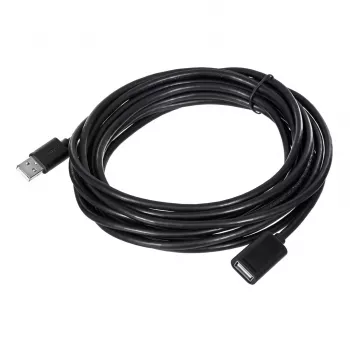 USB-verlengkabel Unitek Y‑C418GBK 5 m USB A naar USB A USB 2.0, zwart