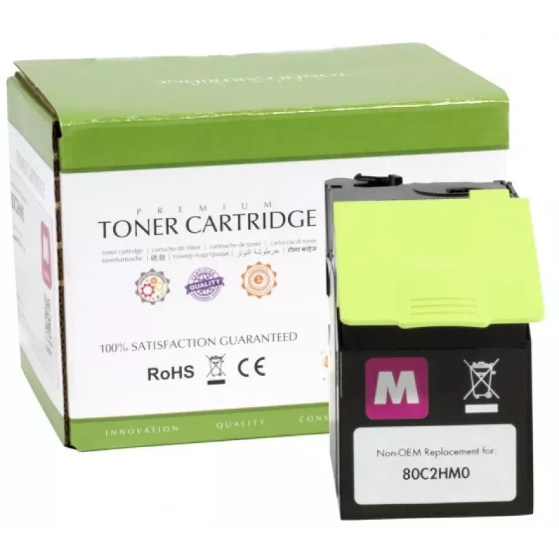 Compatibel Static-Control Lexmark 802HM (80C2HM0), magenta, 3000 pagina's