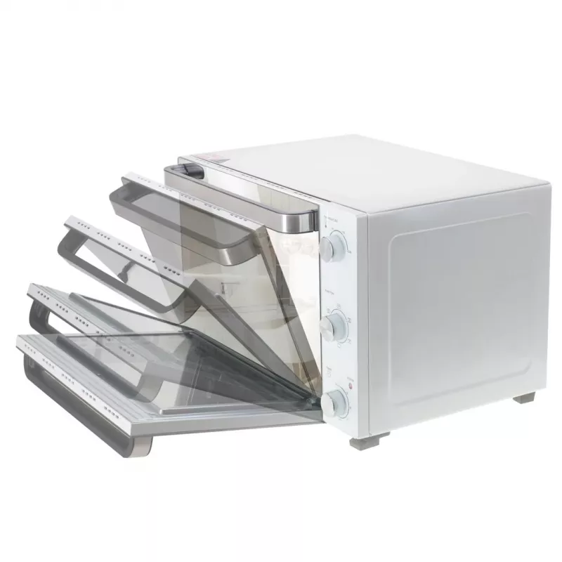 Elektrische tafeloven Adler AD 6027, 48 L inhoud, 1800 W, wit