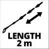 Hogedrukreiniger accessoire Einhell 4144024 zwart grijs 5 stuks