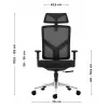 Bureaustoel mark adler Manager 3.3 zwart — ergonomisch design, draaivoet