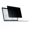 Qoltec 51050 privacyfilter voor beeldscherm (13,3 inch) (11,59 inch, 16:9), beeldschermfolie voor notebook