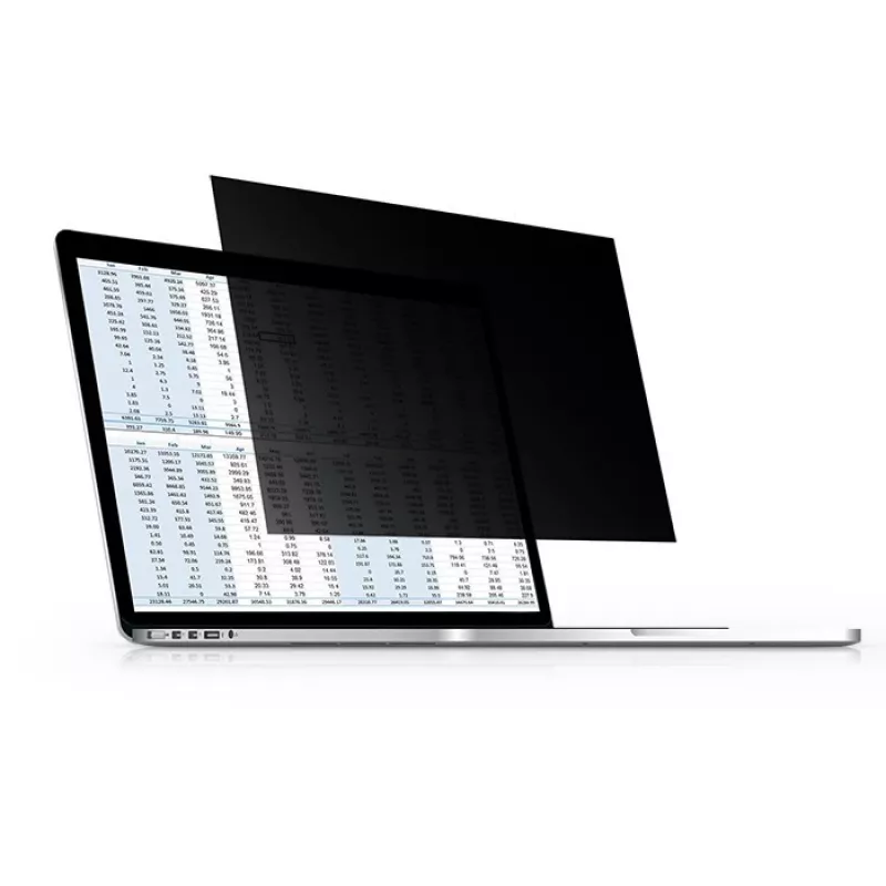 Qoltec 51050 privacyfilter voor beeldscherm (13,3 inch) (11,59 inch, 16:9), beeldschermfolie voor notebook