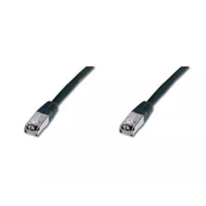 Netwerkkabel Digitus CAT 5e SF/UTP patchkabel zwart 5m