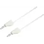 VOLTCRAFT Meetkabel [stekker 4 mm - stekker 4 mm] 0,25 m wit MSB-300 (MSB-300-0.25-WS)