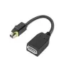 Lenovo 4X90Q93975 videokabel-adapter Mini DisplayPort DisplayPort zwart