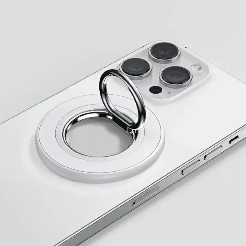 SODI dubbelzijdige magnetische ringstandaard BM-350 wit compatibel met MagSafe