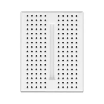 Breadboard DELOCK 18316 — soldeervrij prototyping-board, kunststof, 36×46×10 mm, wit
