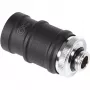 Snelkoppeling Alphacool ES BLH1A Push-in Female AG chroom zwart mat