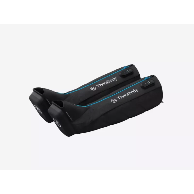 Therabody RecoveryAir JetBoots compressiemassageapparaat voor benen, maat M, zwart