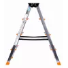 Krause Dopplo dubbelzijdige staande ladder zilver