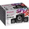 Bedrade DEFENDER Z4 2.1-luidsprekers, 11 W RMS, zwart, USB 5V-voeding, 3,5-mm-hoofdtelefoonuitgang