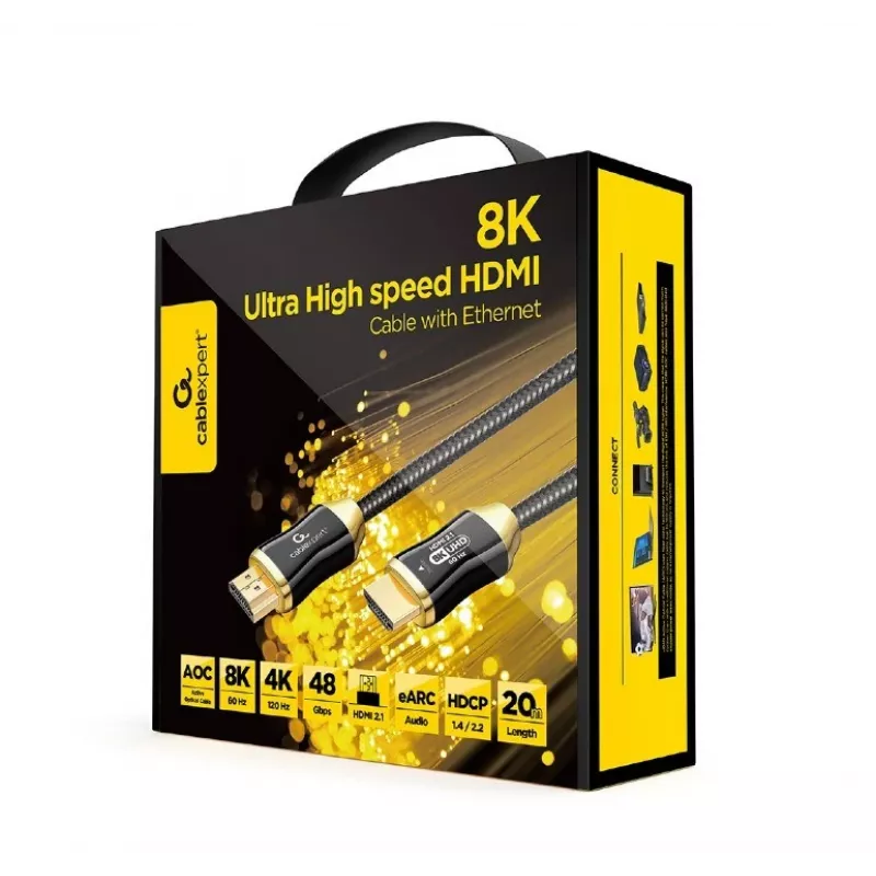 HDMI-kabel Gembird CCBP-HDMI8K-AOC-30M 30m 48 Gbit/s zwart