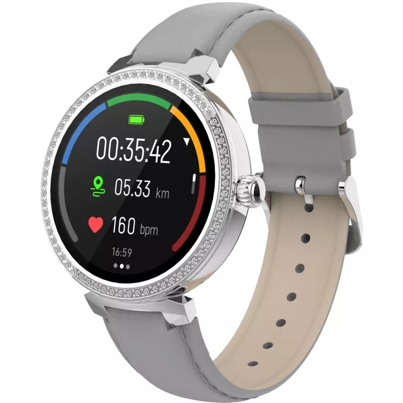 Denver SWC-342GR smartwatch, 1,2 inch IPS, grijs