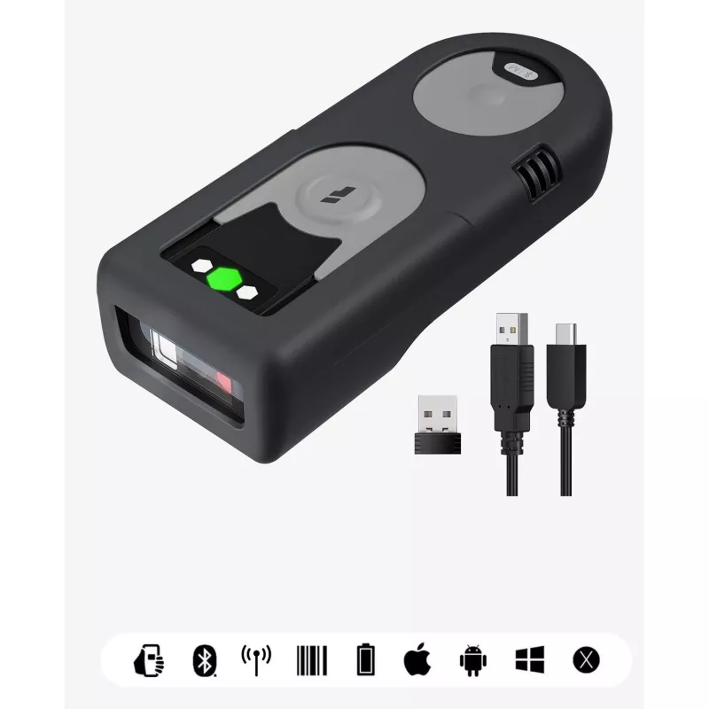 inateck barcodescanner 43 grijs [BCST-43_gray]