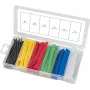Krimpkousenset KS Tools 970.0540 – 100 stuks, gesorteerde gekleurde maten