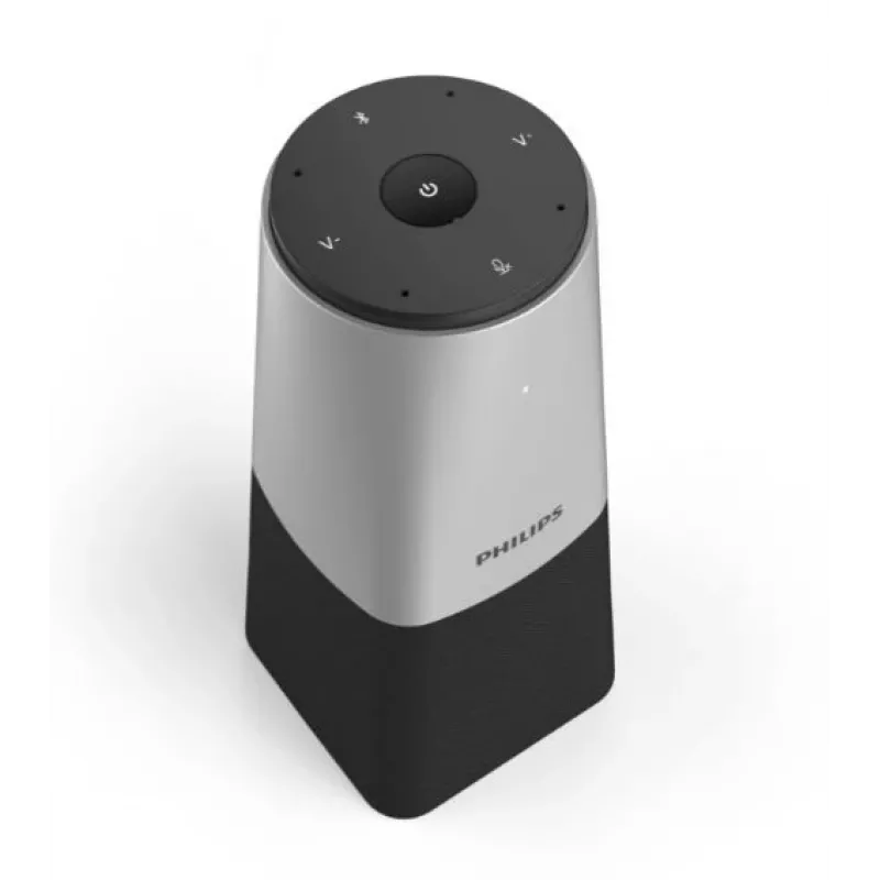 Philips PSE0540 Smart Meeting draagbare vergadermicrofoon, USB-C, zwart/zilver