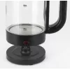 Jata HA702 waterkoker, 1,2 l, 1500 W, borosilicaatglas, snoerloos, zwart