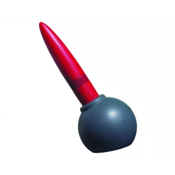 ViceVersa Inky 2-in-1 aardappelschiller en schraper met standaard, rood