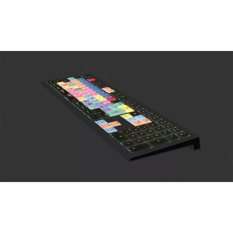 Logickeyboard Adobe Premiere Pro CC Astra 2 toetsenbord universeel USB QWERTZ Duits grijs
