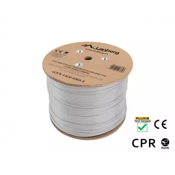 Netwerkkabel Lanberg LCS7L-11CU-0305-S RJ45 Cat7 305 m wit