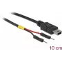 USB-kabel DeLOCK 85412 Mini-USB B zwart 0,1 m