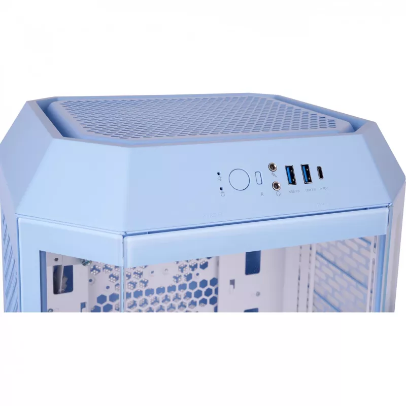 PC-behuizing Thermaltake The Tower 250 Hydrangea Blue Mini Tower