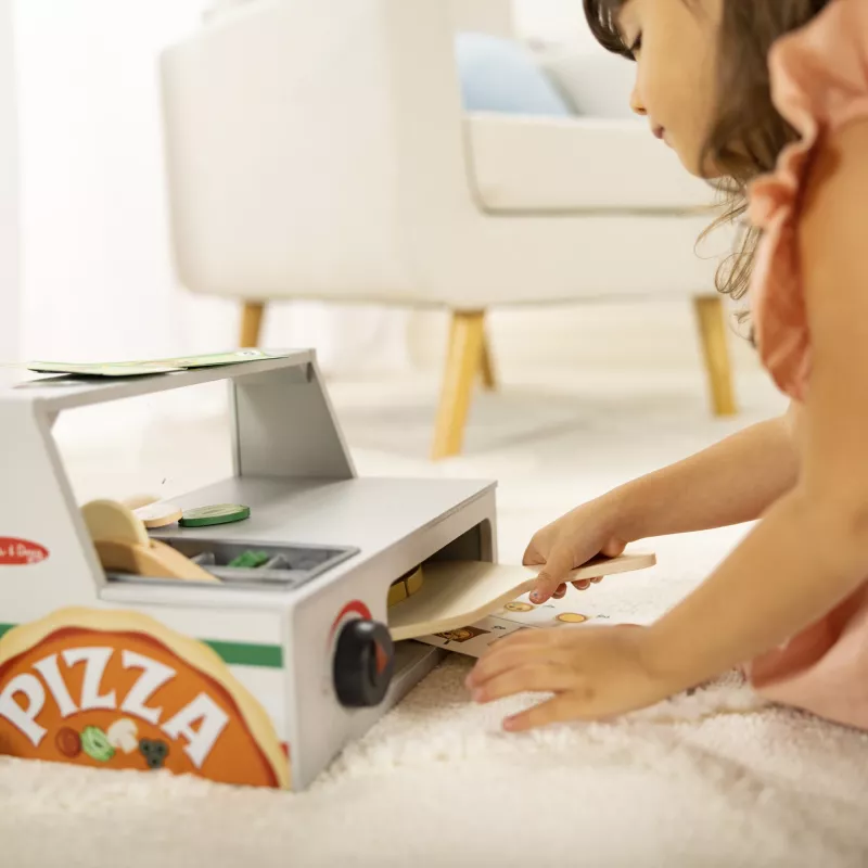 Melissa & Doug Top & Bake Pizza Counter Houten speelset
