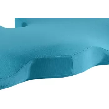 Leitz Ergo Cosy zitkussen, zitkussen, universeel, blauw, wigvormig, monochromatisch, ritssluiting