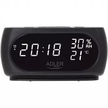Adler AD 1186 wekker digitale wekker zwart