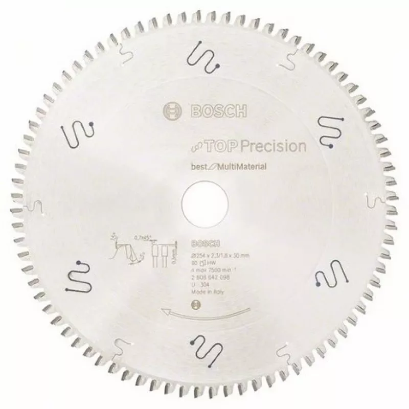 Bosch 2 608 642 098 cirkelzaagblad 25,4 cm 1 stk.